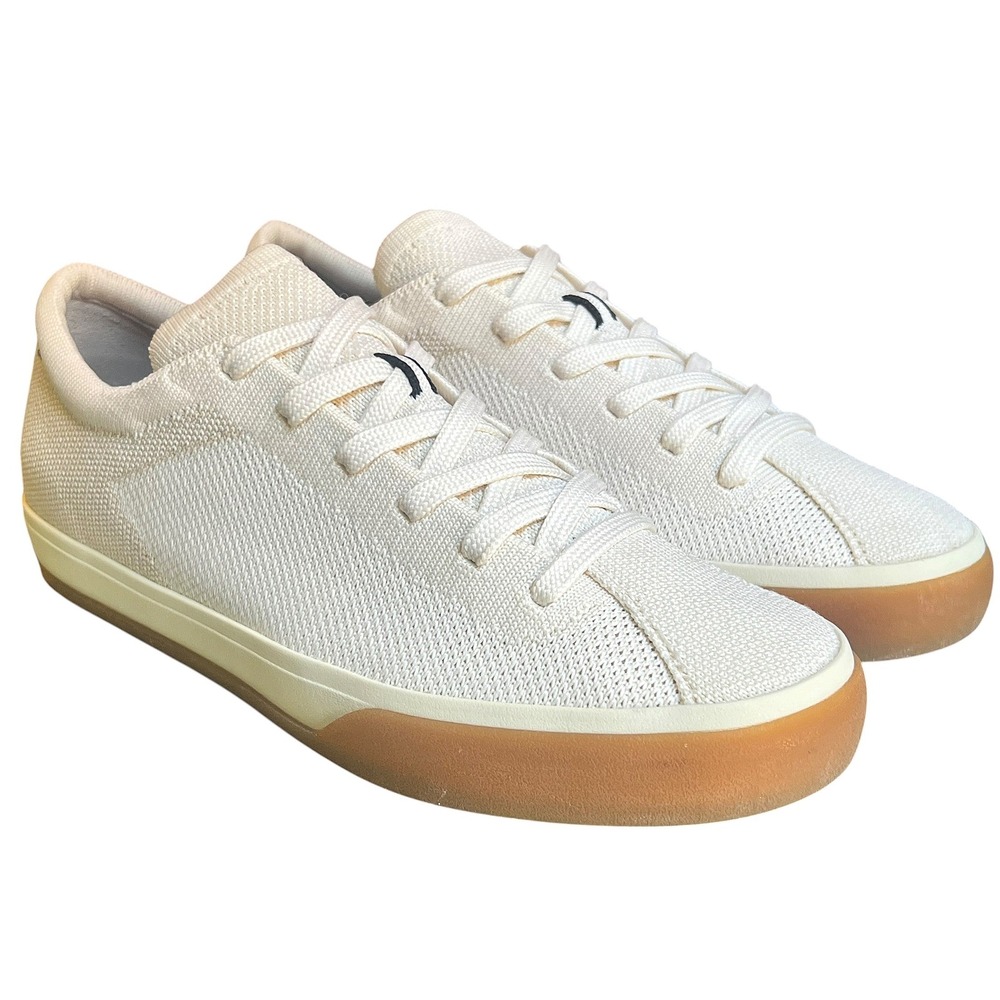 Rothy's The RS01 Sneaker Bone White Recycled Knit Low Top Gum Sole Womens